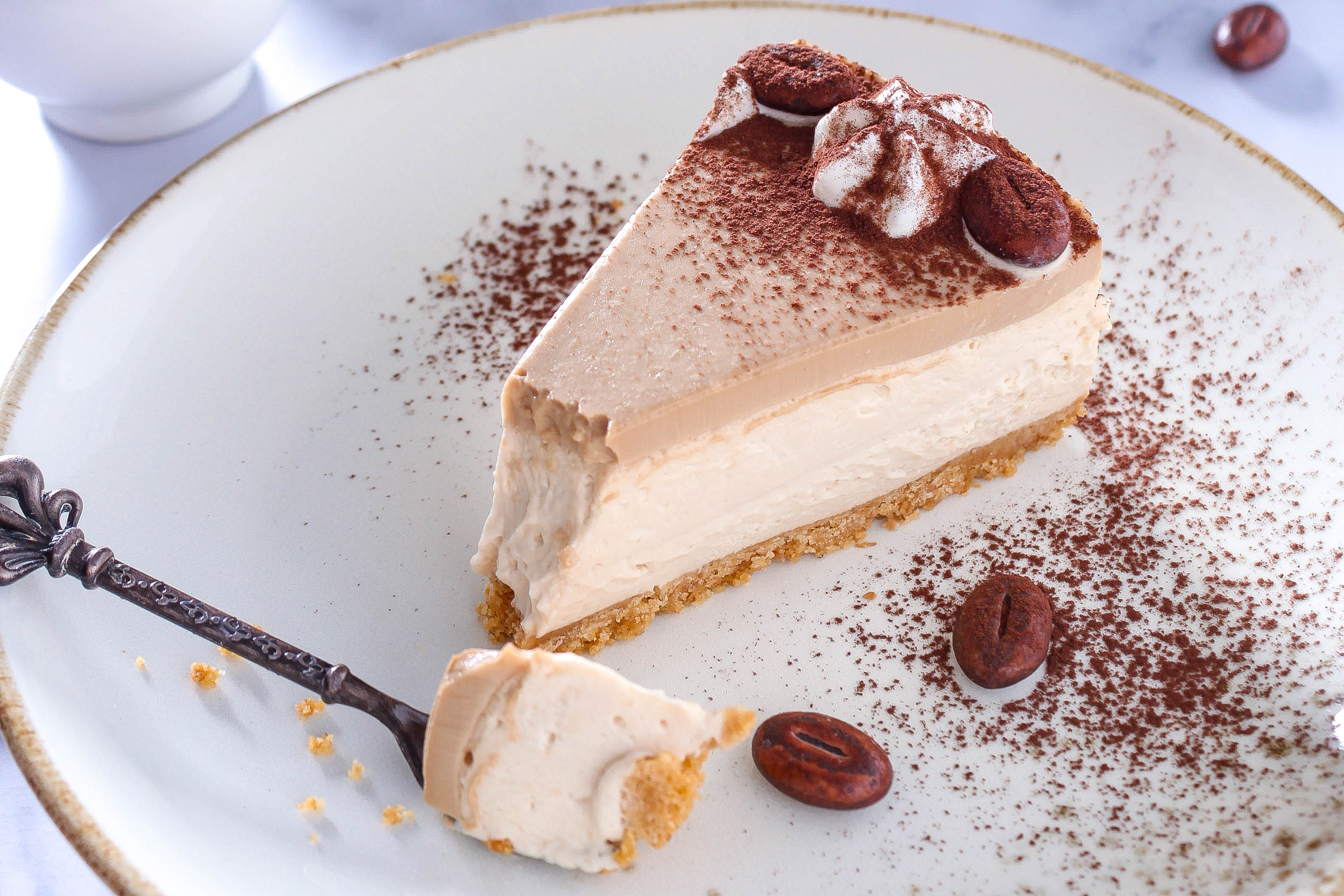 Cheesecake senza cottura al caffè – Chiara's Cakery